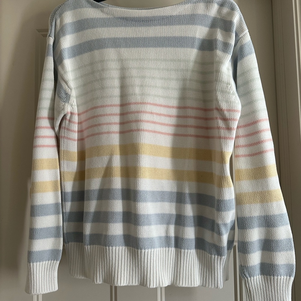 Ralph Lauren Striped Sweater - Blue, Pink, Yellow, White